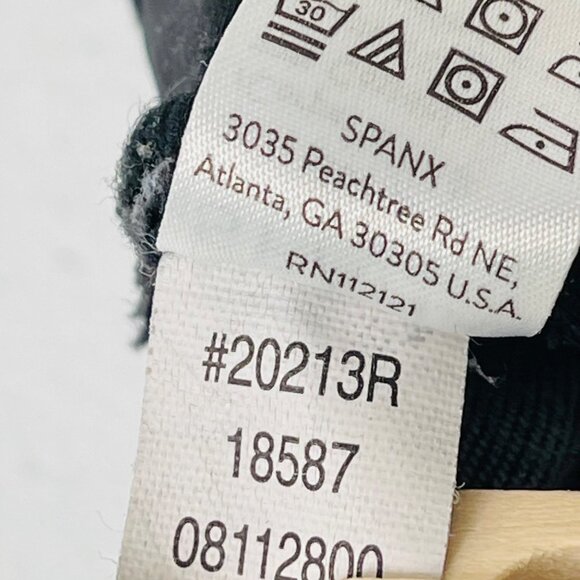 Spanx Vintage Distressed Ankle‎ Skinny Jeans Womens XS Black Charcoal Slimming - Picture 7 of 11